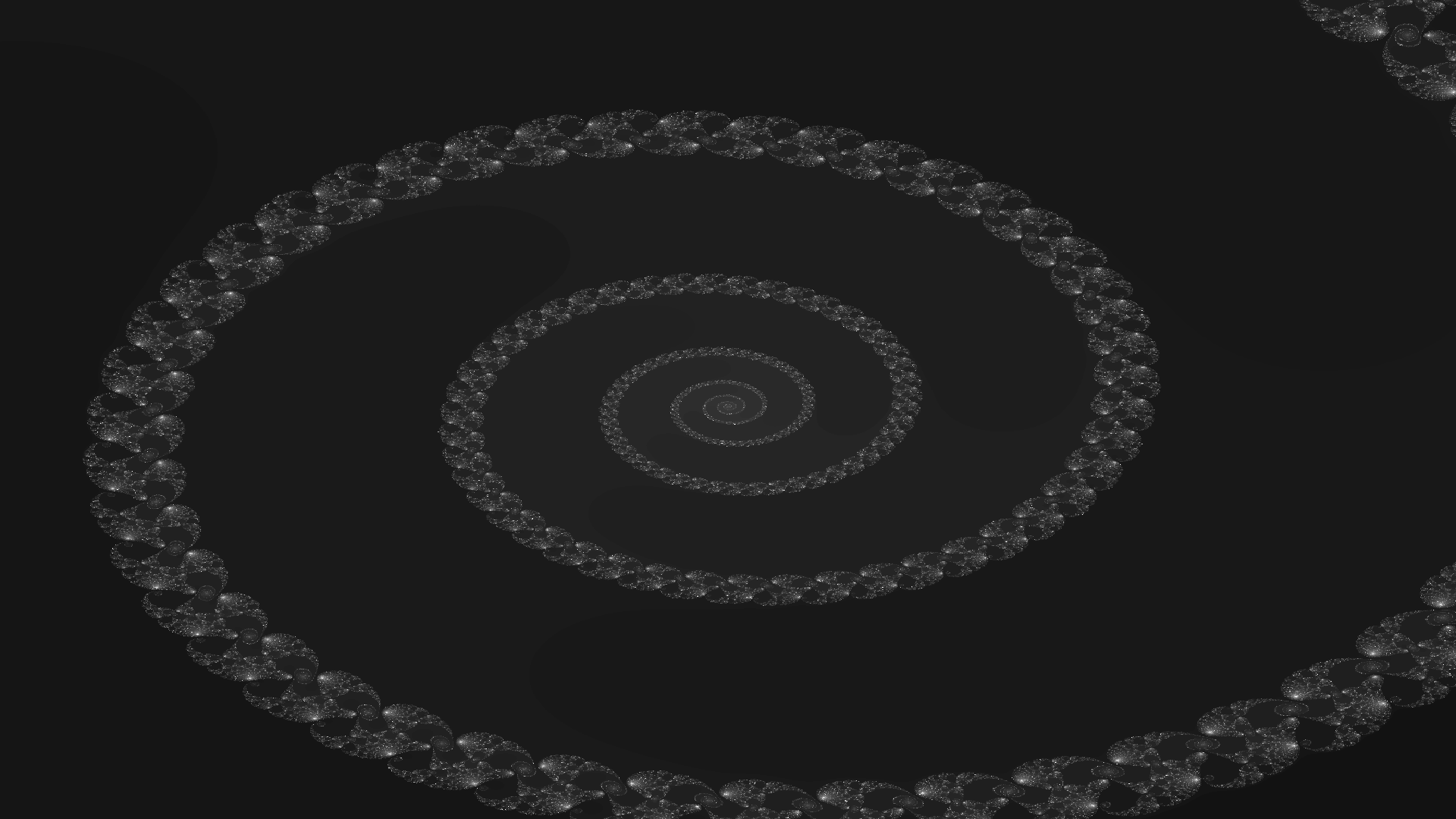 A zoomed in version of the Mandelbrot set